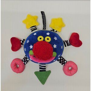 Manhattan Toy Baby Whoozit Small Plush Rattle Crinkle Sensory Toy Baby Einstein